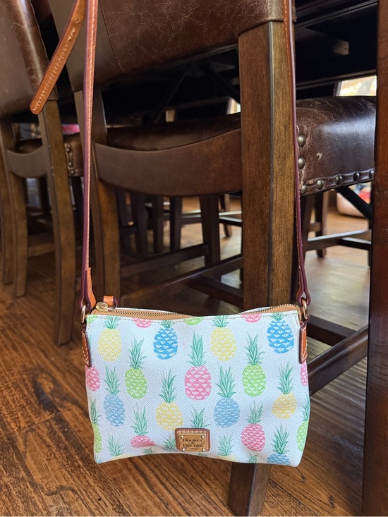 Dooney & Bourke Handbags - Dooney & Bourke "Tiki" Pineapple Print Crossbody Bag - Multicolor